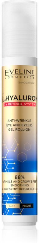 Eveline Cosmetics Bio Hyaluron 3x Retinol System cooling eye roll-on for wrinkles and dark circles 15 ml