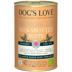 Dog's Love Morosche Bio-Karottensuppe 400 Hundenassfutter 12 x 400 Gramm