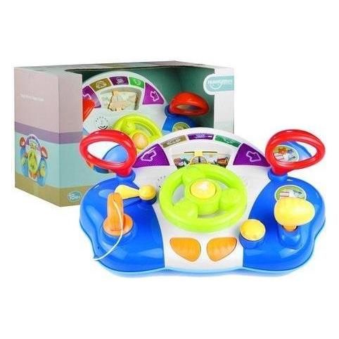 Lean Toys Interaktives Lenkrad für Kinder, Soundpanel (42426578)