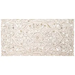 Wandbild 70x140x2,5, handgeschnitzt aus Mango-Massivholz