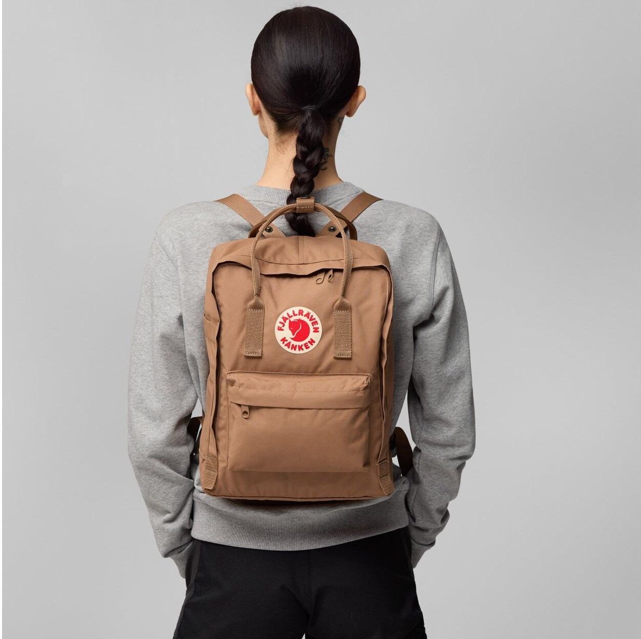 Rucksack FJÄLLRÄVEN "Kånken Chalk Rose", rosa (beige, rosa), Rucksäcke, Herren, B/H/T: 12cm x 36cm x 27,5cm, Polyester, Rucksack, B:12cm H:36cm T:27,5cm beige, rosa B/H/T: 12cm x 36cm x 27,5cm
