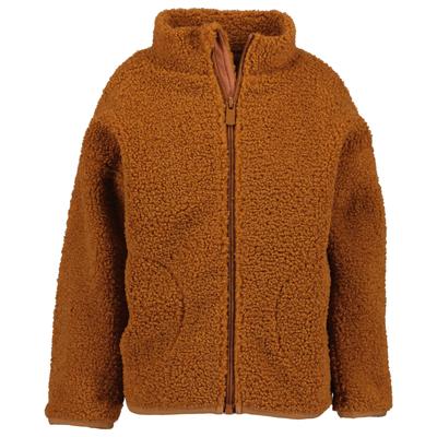 Fleecejacke BLUE SEVEN, Jungen, Gr. 104, braun (nuss), Fleece, Obermaterial: 100% Polyester, unifarben, Basic normal, Jacken Fleecejacke, Kunstfaser