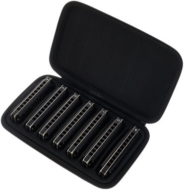 Thomann Boogie Blues Harmonica 7-SET Silber