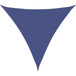 vidaXL Sonnenschirmsegel, dreieckiges Oxford-Gewebe, 4,5 x 4,5 x 4,5 m, Modell „Blue Sunset Patio“.