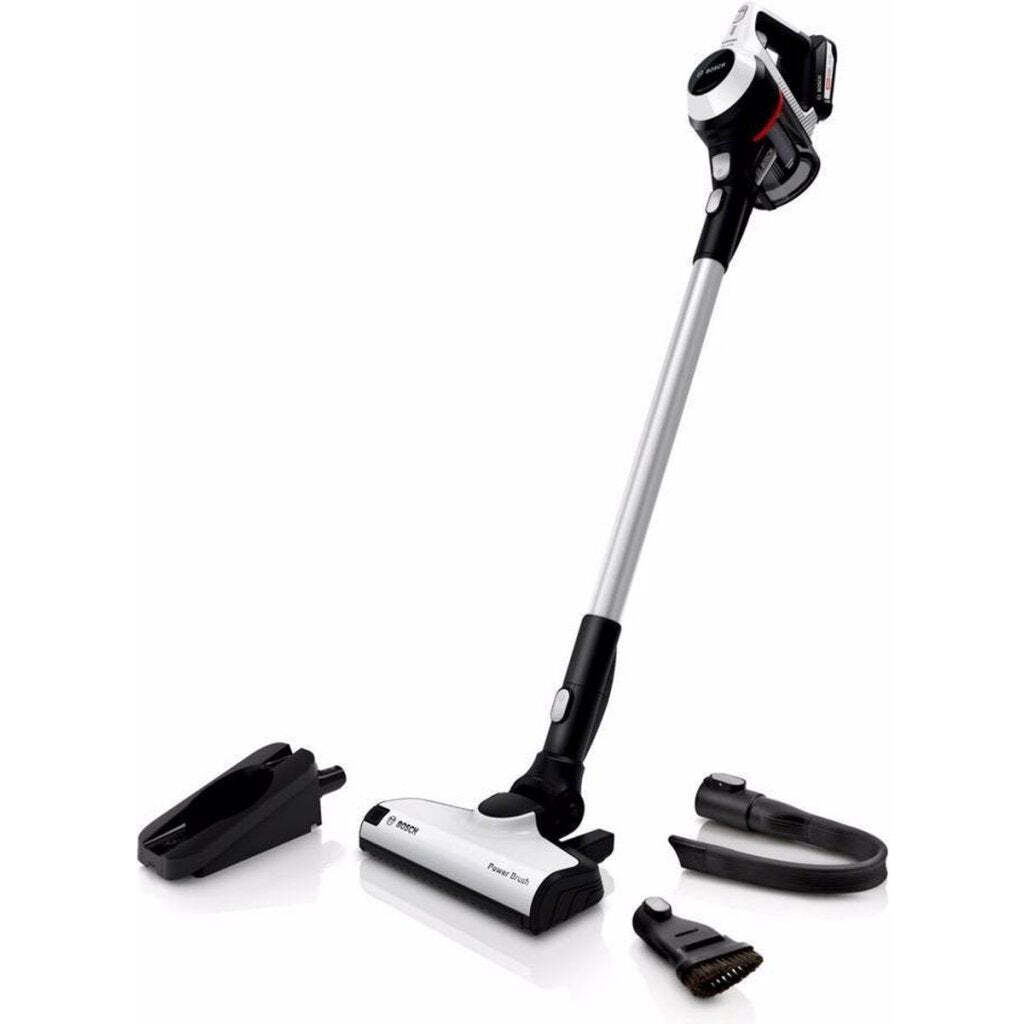 Bosch Serie 6 BCS61113, Stabstaubsauger, Beutellos, Schwarz, Weiß, 0,3 l, Trocken, Hygienefilter