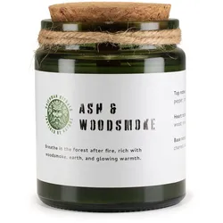 Greenman Woodwick Soy Candle - Ash & Woodsmoke