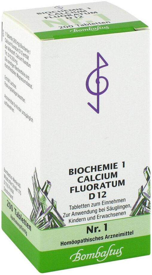 Biochemie 1 Calcium fluoratum D12 Tabletten Bombastus