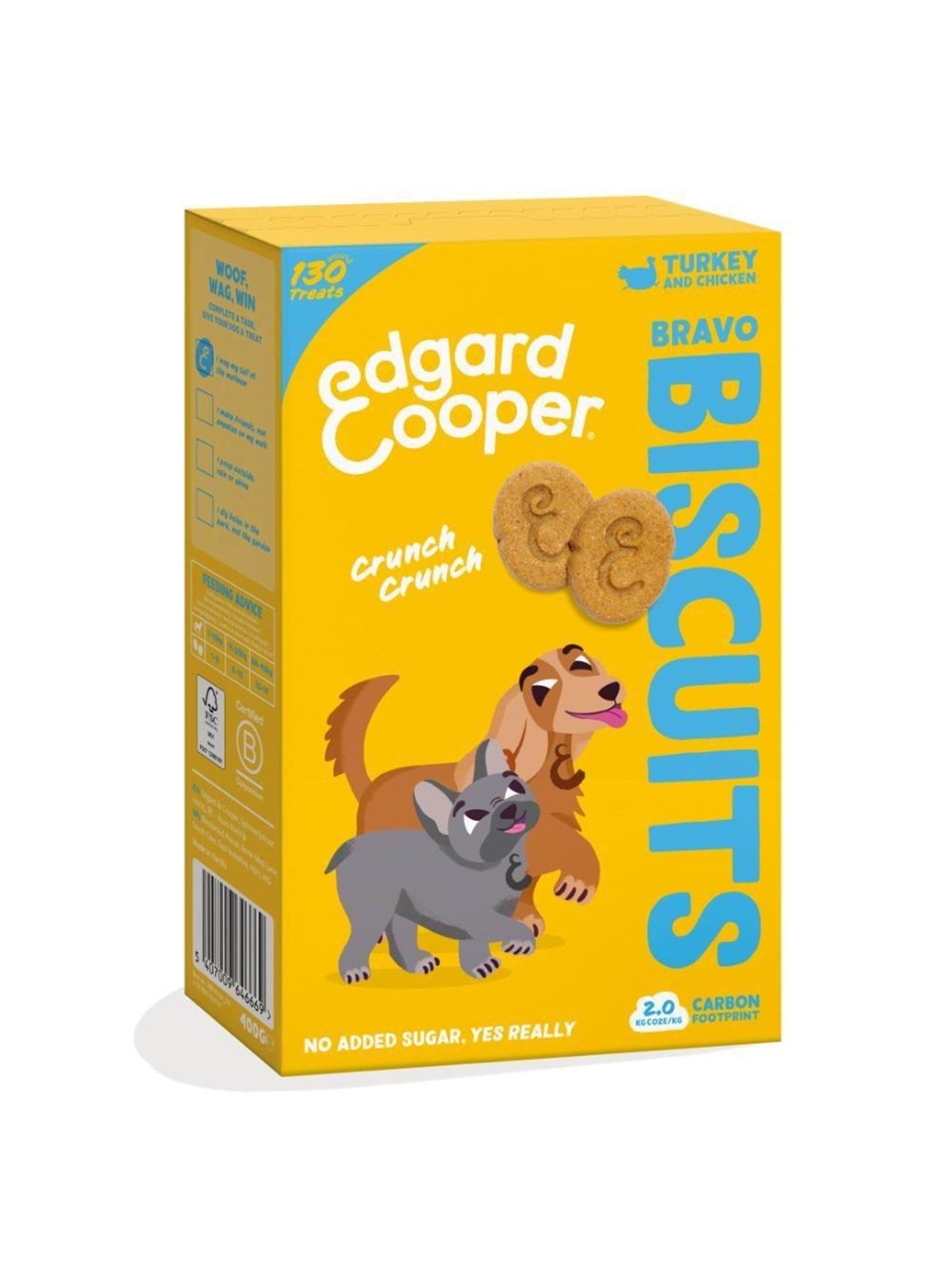Edgard Cooper edgard cooper bravo Hundekekse Truthahn 400g