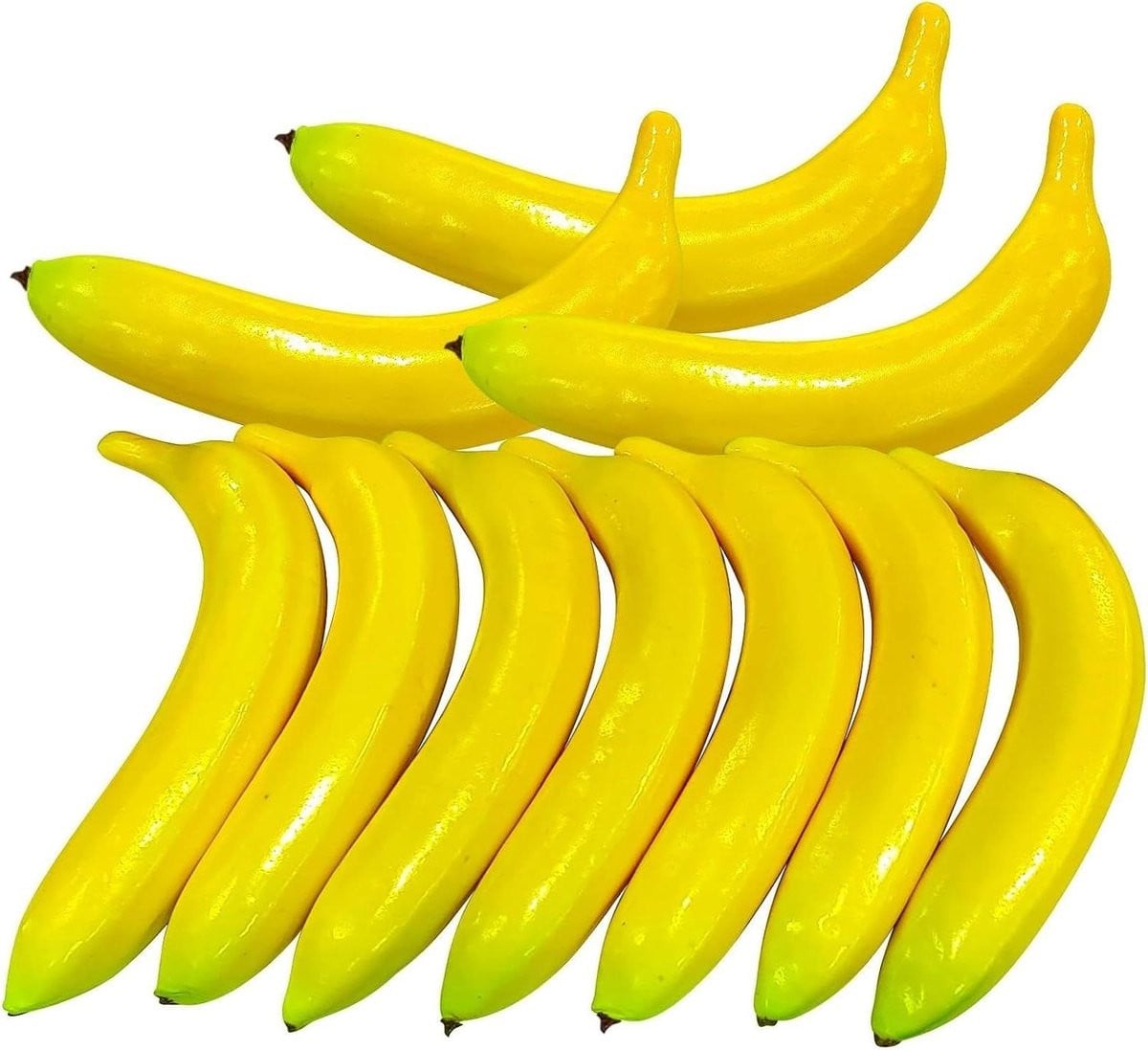 10 stuks Kunstmatige Bananen - Realistische Nep Fruit Decoratie voor de Keuken - Geel