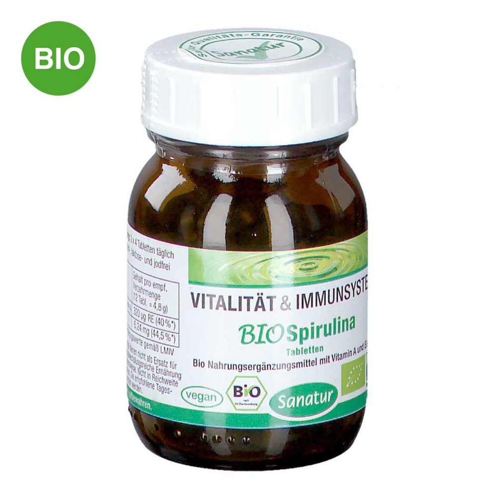 Sanatur GmbH Biospirulina Mikroalgen Naturland Tabletten 16045594