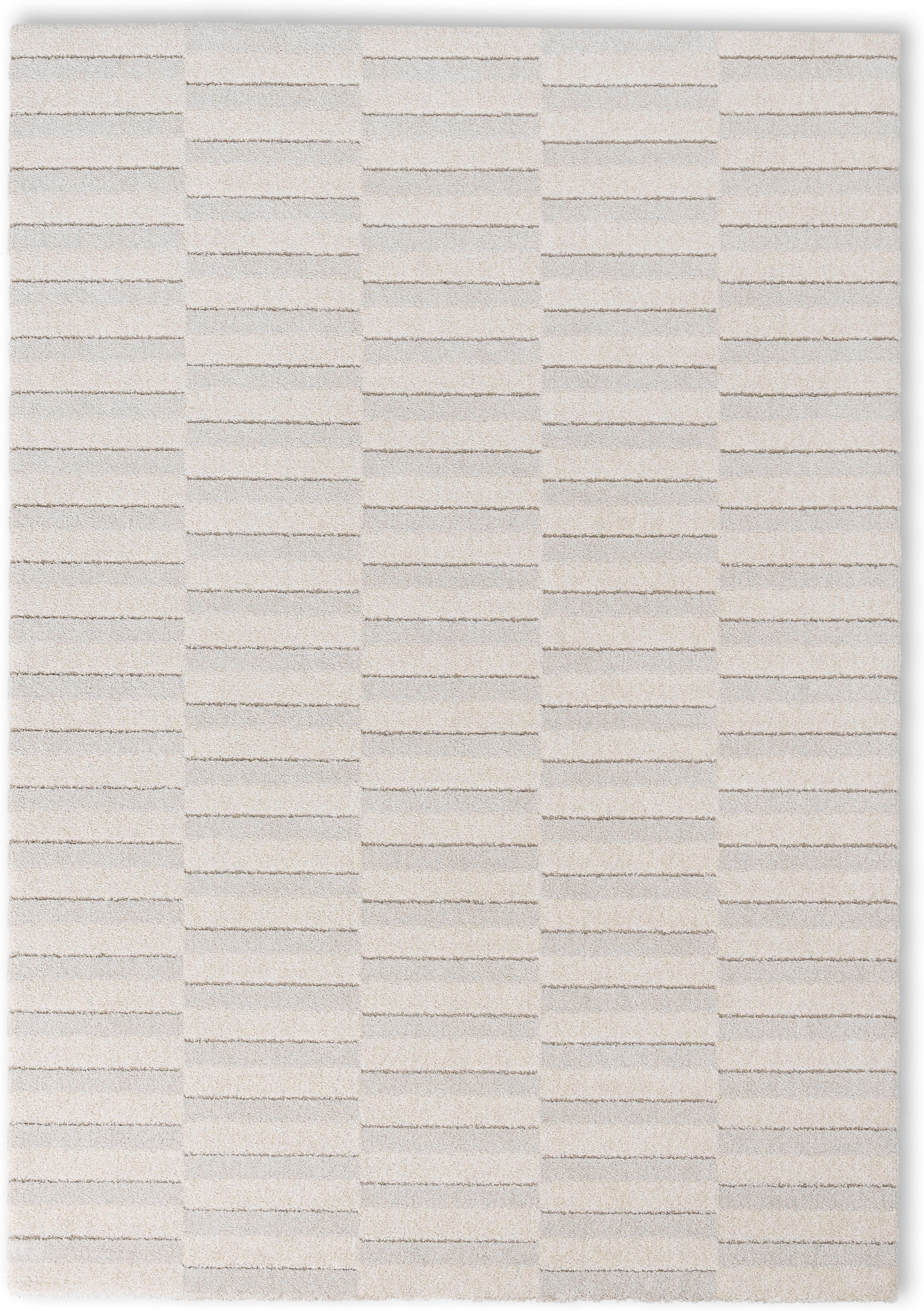Teppich "Amaze 244", beige (sand), B:200cm H:17mm L:290cm, Kunstfaser, SCHÖNER WOHNEN-KOLLEKTION, Teppiche, Teppich, weicher Kurzflor, WOhnzimmer, Schöner Wohnen Kollektion sand B : 200cm 1 Stk., 17mm, L: 290cm