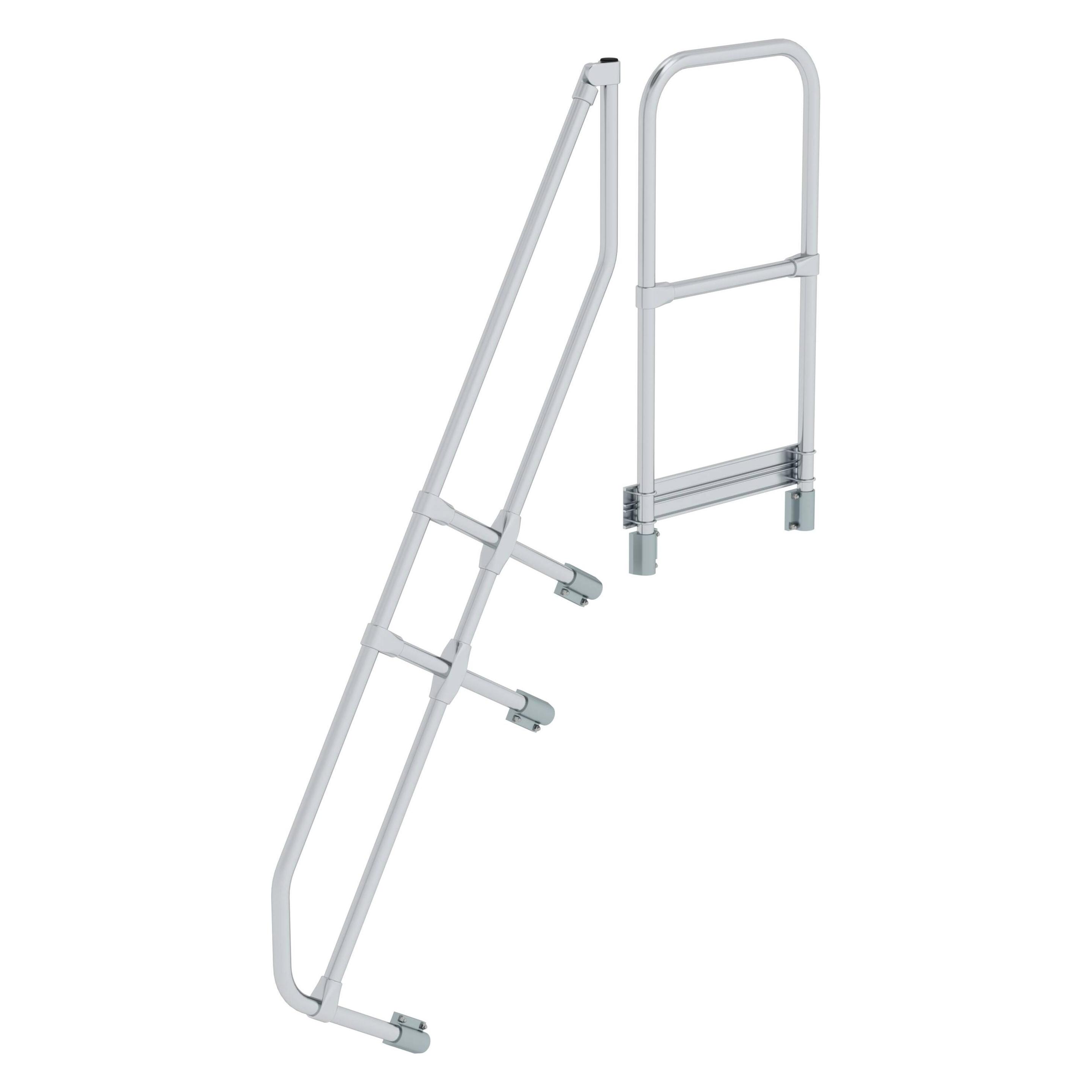 Munk Zweiter Handlauf für Treppe mit Plattform 60° 6 Stufen (Gerüst, 100 cm) (600586)