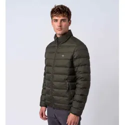 Gant für Herren. 7006636 Dunkelgrüne Light-Down-Jacke (S), Lässig, Recyceltes Polyester