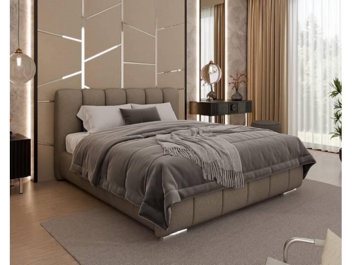 Polsterbett ZAIRA – Modernes Design, verschiedene Farben & Größen, 160x200