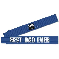 TOX Meterstab »BEST DAD EVER« 2 m blau, 5 cm