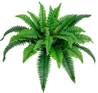 Nearly Natural 32-in Artificial Boston Fern Set of 2