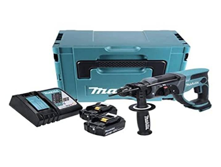 Perforateur burineur SDS-Plus 2J 18V LXT (2x3\,0 Ah) en MAKPAC - MAKITA DHR202RFJ-1