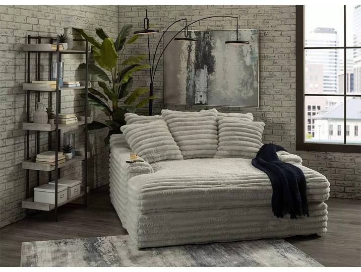 JVmoebel 2-Sitzer Komprimierbares graues Stoffsofa von JVMoebel mit Kissen, 1 Teile