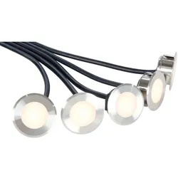 NATURinFORM 5 LED-Bodenstrahler für WPC-Terrassendielen
