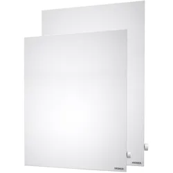 VASNER Konvi VE Weiß Hybridheizung vertikal 900 Watt mit Thermostat, Hybrid Technik Infrarotheizung mit zusätzlicher Konvektion