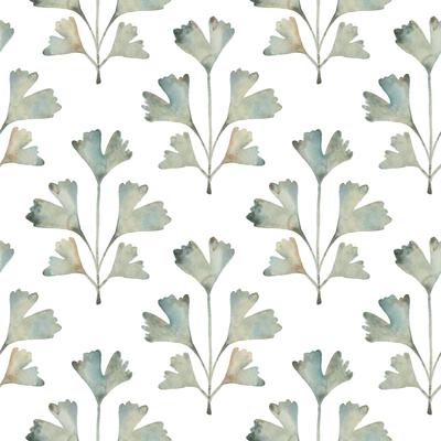 Roommates Jade Cat Coquillette Gingko Peel and Stick Wallpaper