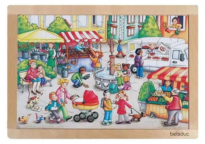 Beleduc Framepuzzelmarkt