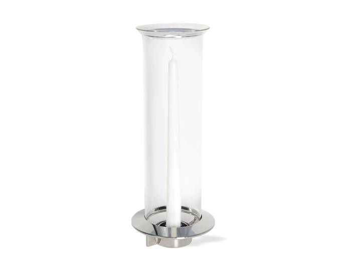 KLONG Vuurtoren kaarsenhouder Nickel