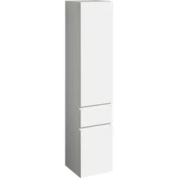 Hochschrank Geberit Renova Plan 2 Türen, 1 Schublade, 390x1800x360 mm weiß hochglanz