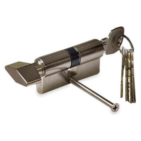 Haushalt CYLINDER LOCK W KNOB 65MM 30X35 CHROM 5K (33033726)