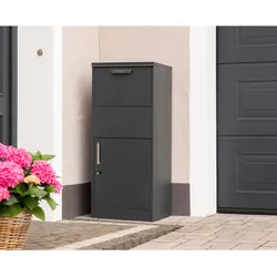 Westmann Paketbox "Pepe",anthrazit,50 x 39 x 114 cm