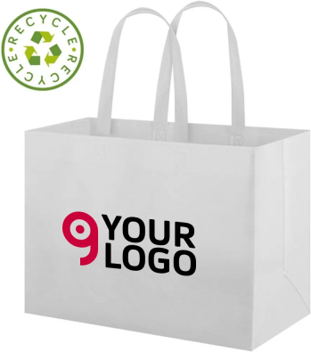 Ecobag Borsa Shopping Ecologica R-PET 40kg Lavabile Spaziosa Personalizzate o neutre
