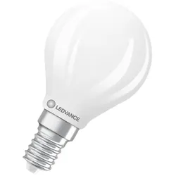 LEDVANCE LED-Tropfenlampe, 3,4W, E14, 2700K, matt, dimmbar