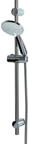 Showerdrape Activo Chrome 5-Spray Pattern Shower Riser Rail Kit