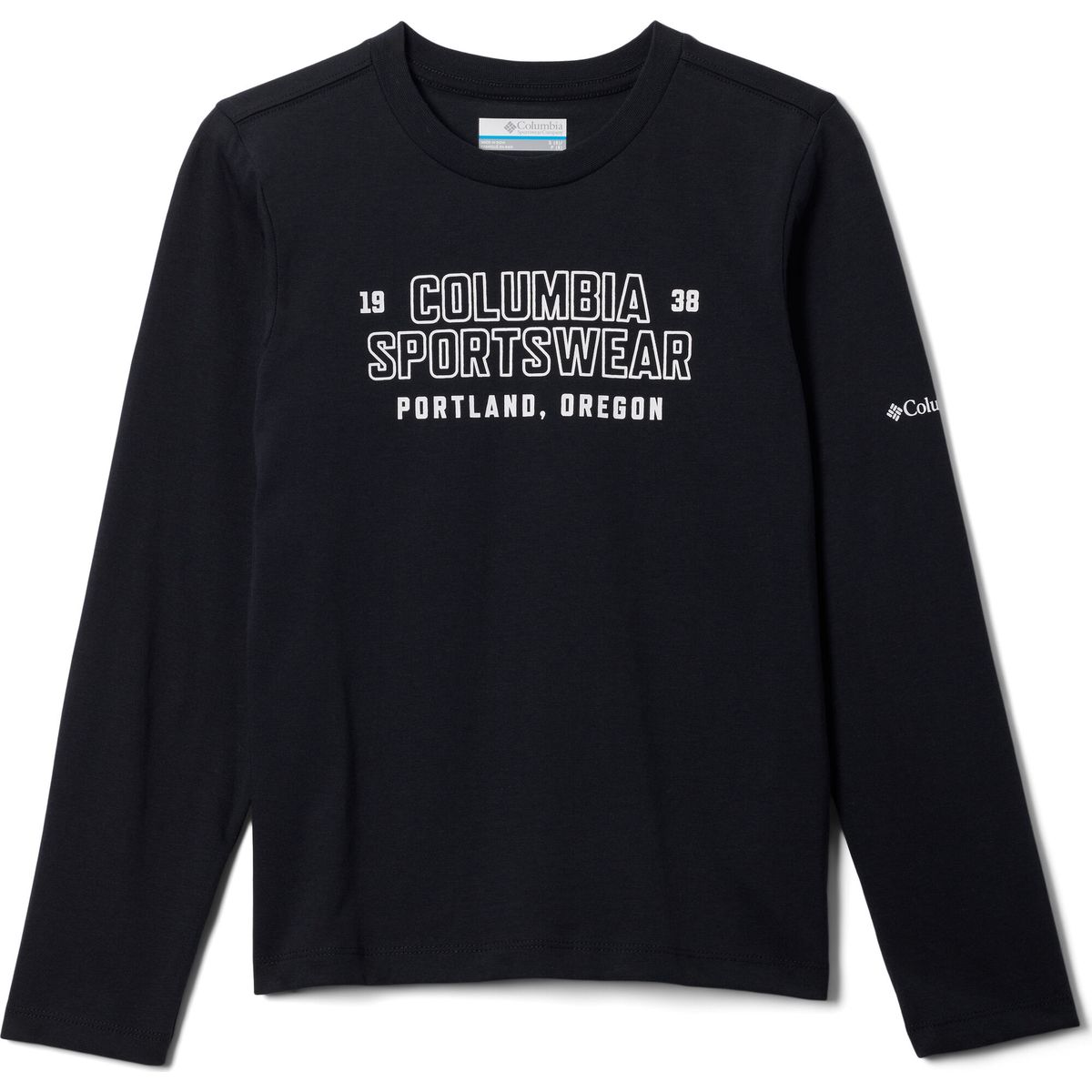 Columbia Dobson Pass II Long Sleeve Graphic Tee black, blocked brand (010) XL 217561-2175611-010-XL