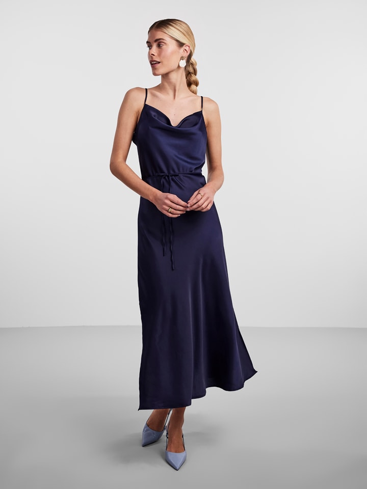 YAS Kleid in Dunkelblau - 38
