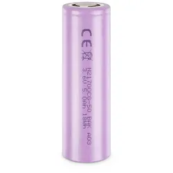 BAK N21700CG50, Lithium-Ionen-Akku, 21700, Flat-Top-Ausführung, 5000mAh Kapazität, 15A, 3,6V