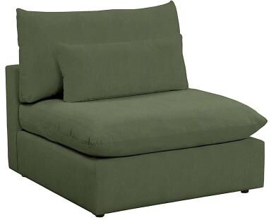 Santa Clara Outdoor Armless Chair - Canvas Fern - Ballard Designs