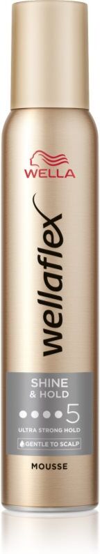 Wella Wellaflex Shine & Hold mousse fixante brillance 200 ml