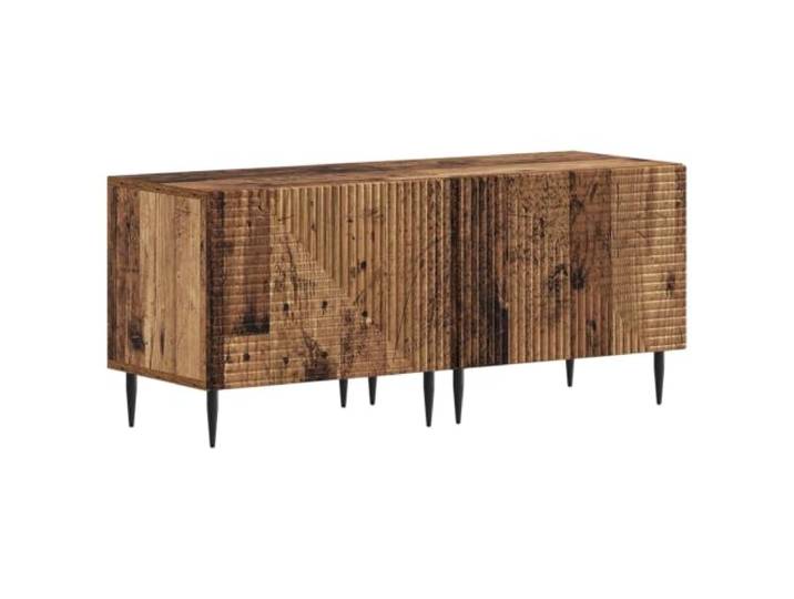VIHHQGC TV-Schrank aus Holzwerkstoff mit Stauraum und umkehrbarer Tür Holzwerkstoff, feuchtigkeitsbeständig, umkehrbare Pendeltür, schlankes Design, einfache Pflege