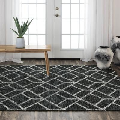 NAVATEXTURA Avondale Geometric Hand-tufted Wool Rug