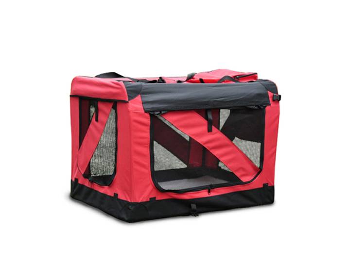 Hundebox faltbar S rot
