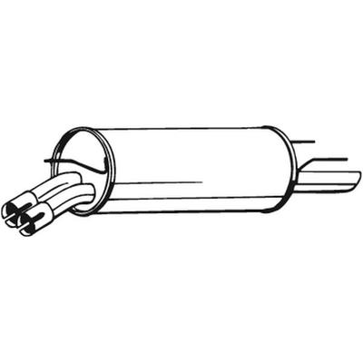 BOSAL Endschalldämpfer 185713 für Vaughall