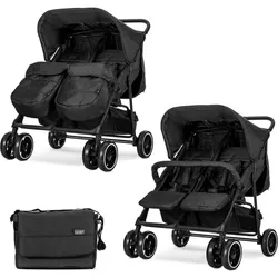 Lorelli, Kinderwagen, Zwillingswagen TWIN Wickeltasche (6 Monate - 3 Jahre)