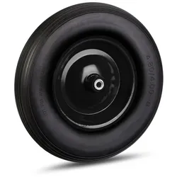 Relaxdays 2 x Schubkarrenrad 4.80 4.00-8 schwarz Schwarz