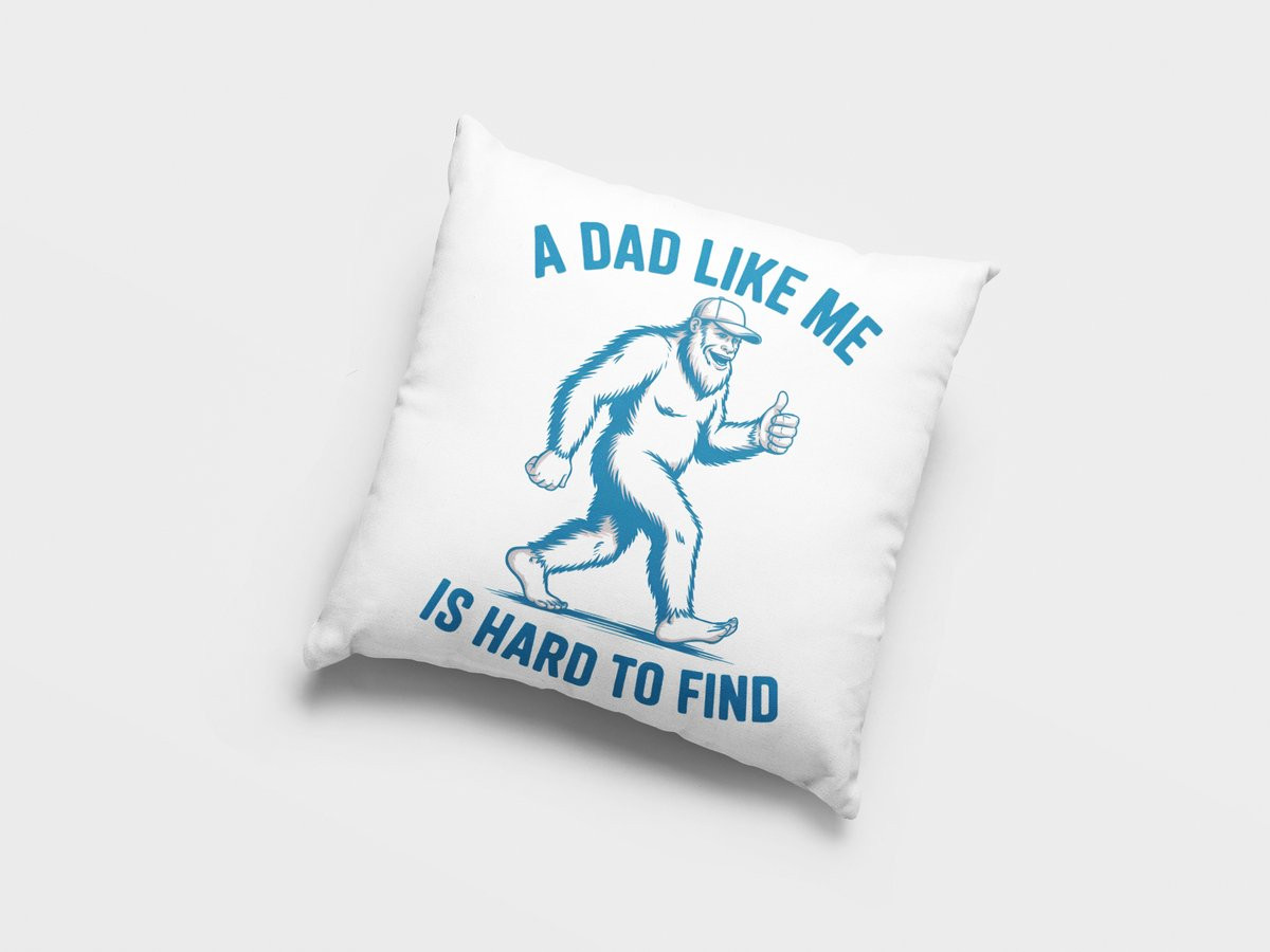 Grappig Bigfoot Papa Sierkussen - Yeti Vaderdag Cadeau voor Volwassenen