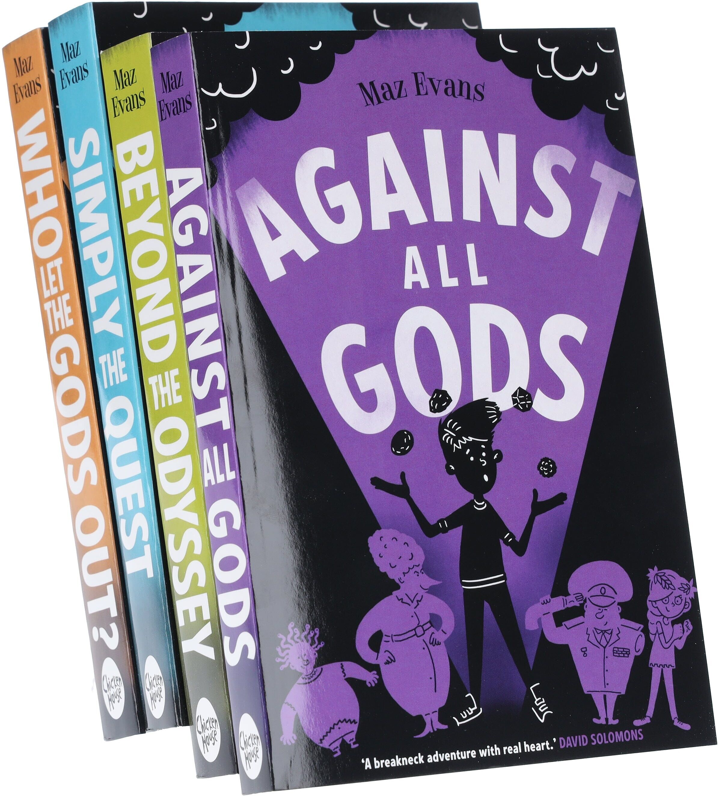 Who Let the Gods Out by Maz Evans Complete 4 Books Collection Set - Ages 9-14 - Paperback Scholastic