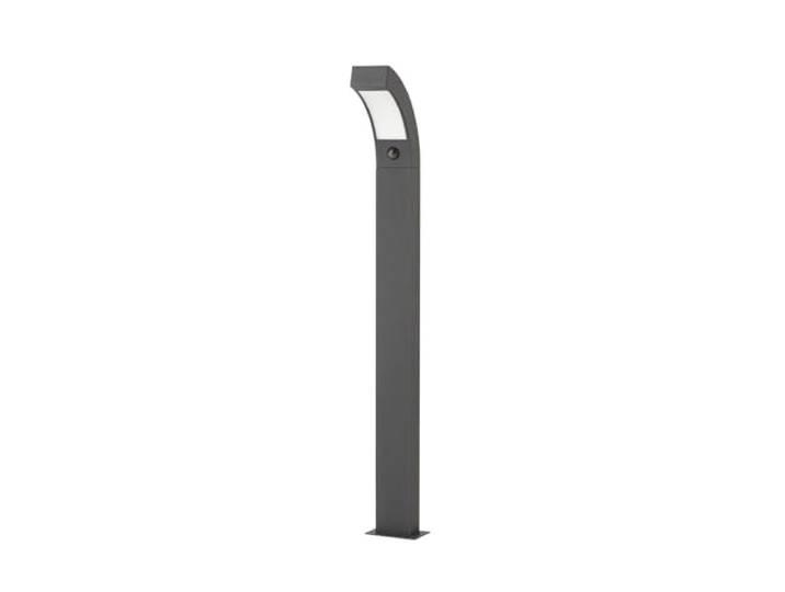 LED Luminaire extérieur Lennik (Moderne) en Noir Aluminium (1 lampe\,à)\, Borne lumineuse\, luminaire pour socle