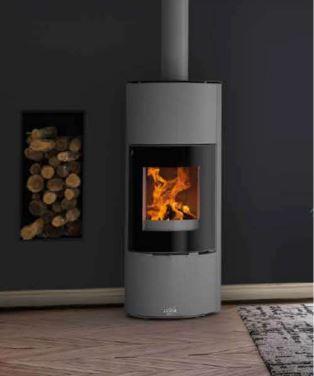 Kaminofen GODIN Terrasson 8Kw - Grau - 400230
