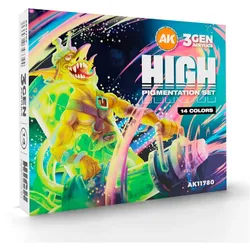 AK High Pigmentation Set - 14 Colors