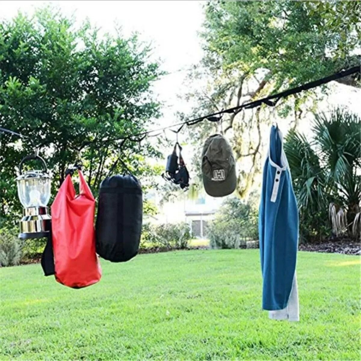 INF Corde de Suspension Multifonctionnelle pour Camping et Bâche d'Extérieur